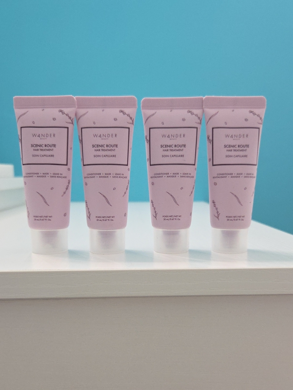 Wander Scenic Route Hair Treatment Tubes - (Set of 4)